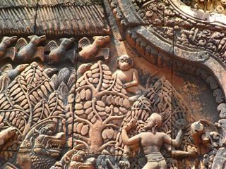 Gables of Banteay Srei